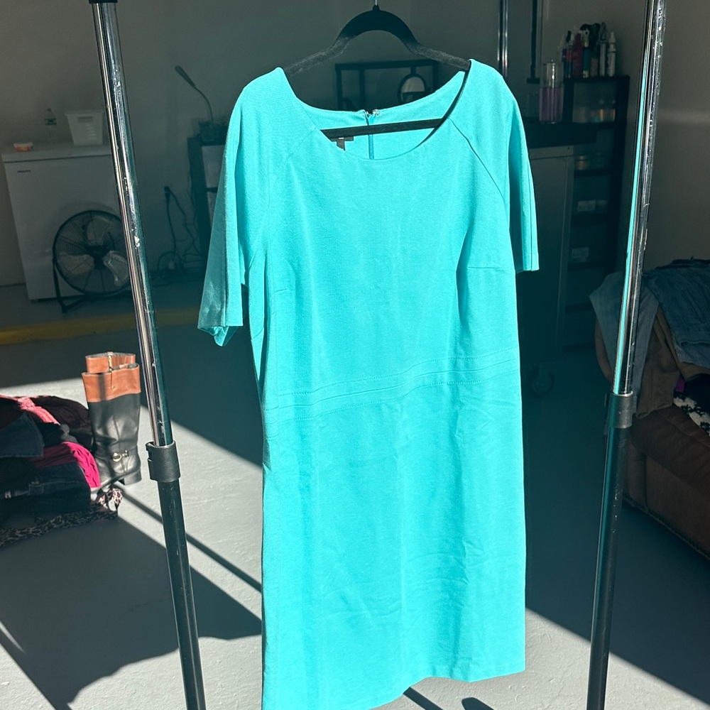 Talbots Vibrant Blue Midi Dress